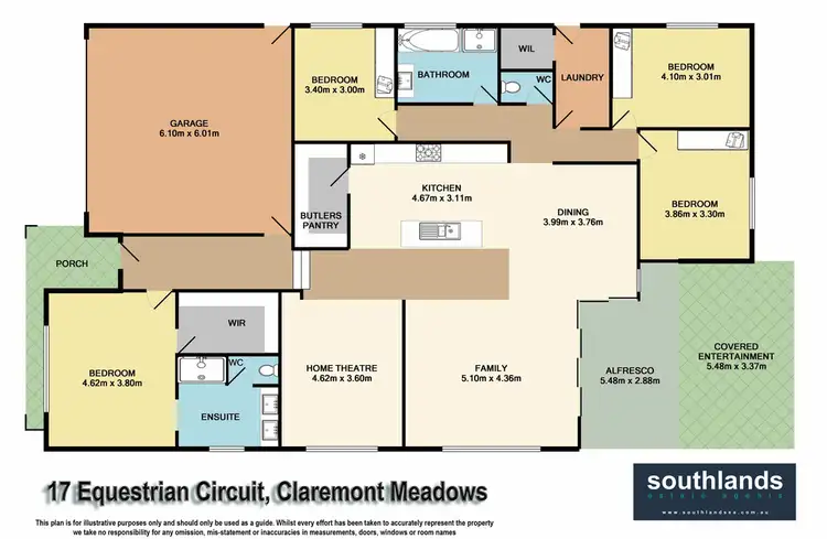 Floorplan of Homely house listing, 17 Equestrian Circuit, Claremont Meadows NSW 2747