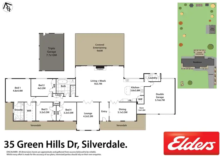 Floorplan of Homely house listing, 35 Greenhills Drive, Silverdale NSW 2752