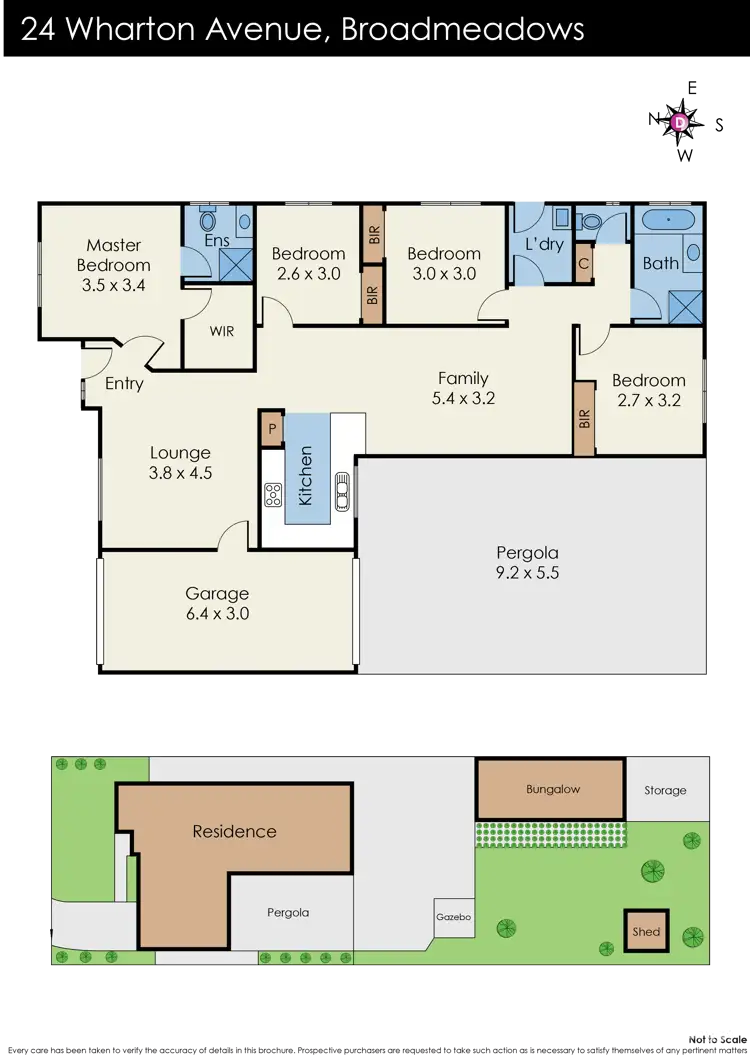 Floorplan of Homely house listing, 24 Wharton Avenue, Broadmeadows VIC 3047