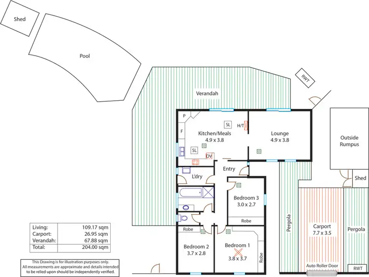 Floorplan of Homely house listing, 5 Bridle Court, Salisbury Plain SA 5109