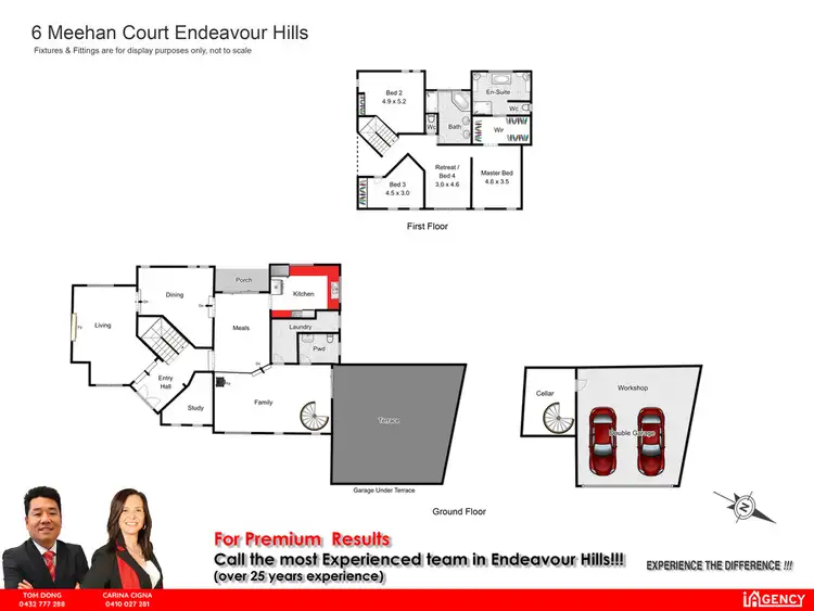 Floorplan of Homely house listing, 6 Meehan Court, Endeavour Hills VIC 3802