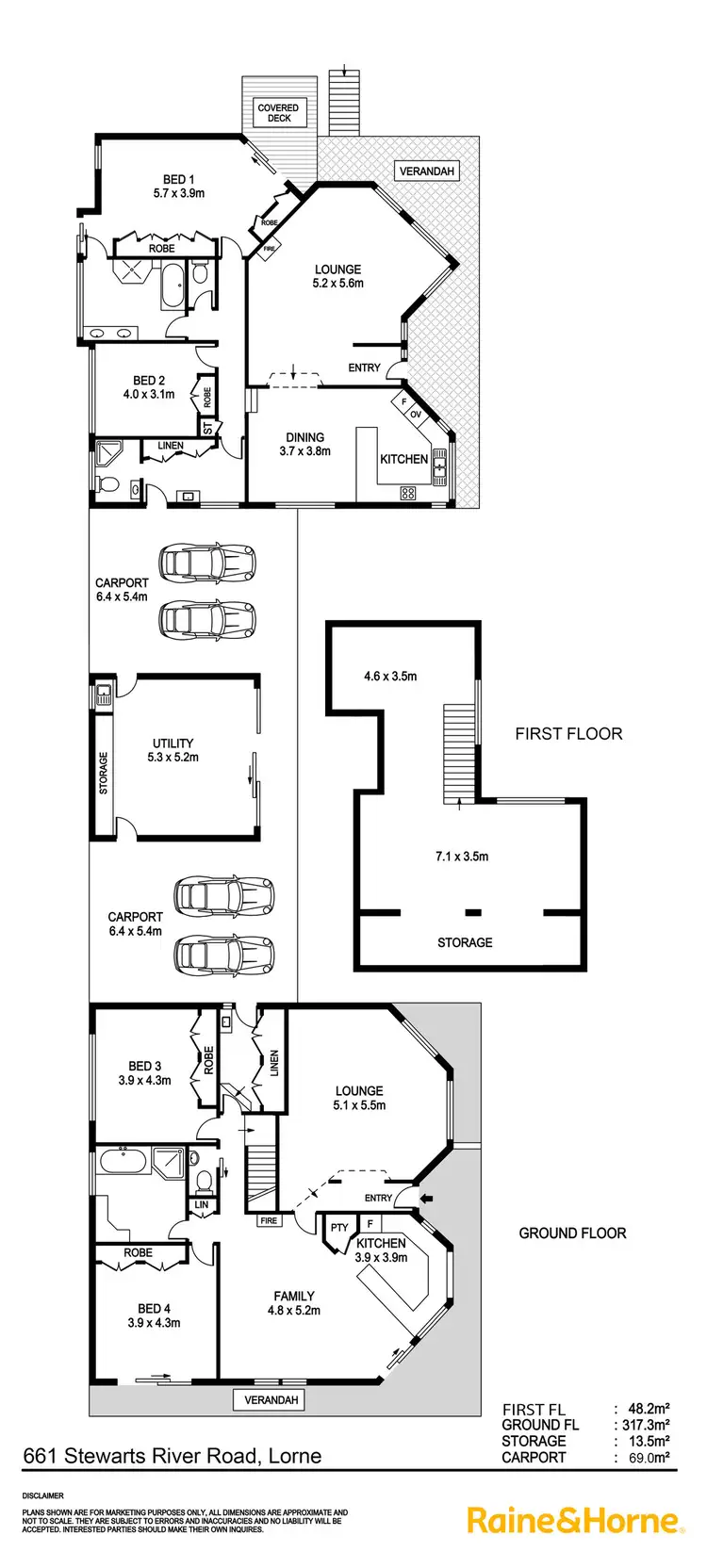 Floorplan of Homely house listing, 661 Stewarts River Road, Lorne NSW 2439