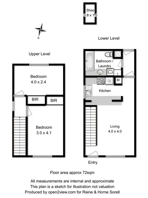 Floorplan of Homely unit listing, Unit 1/8 Forcett Street, Sorell TAS 7172