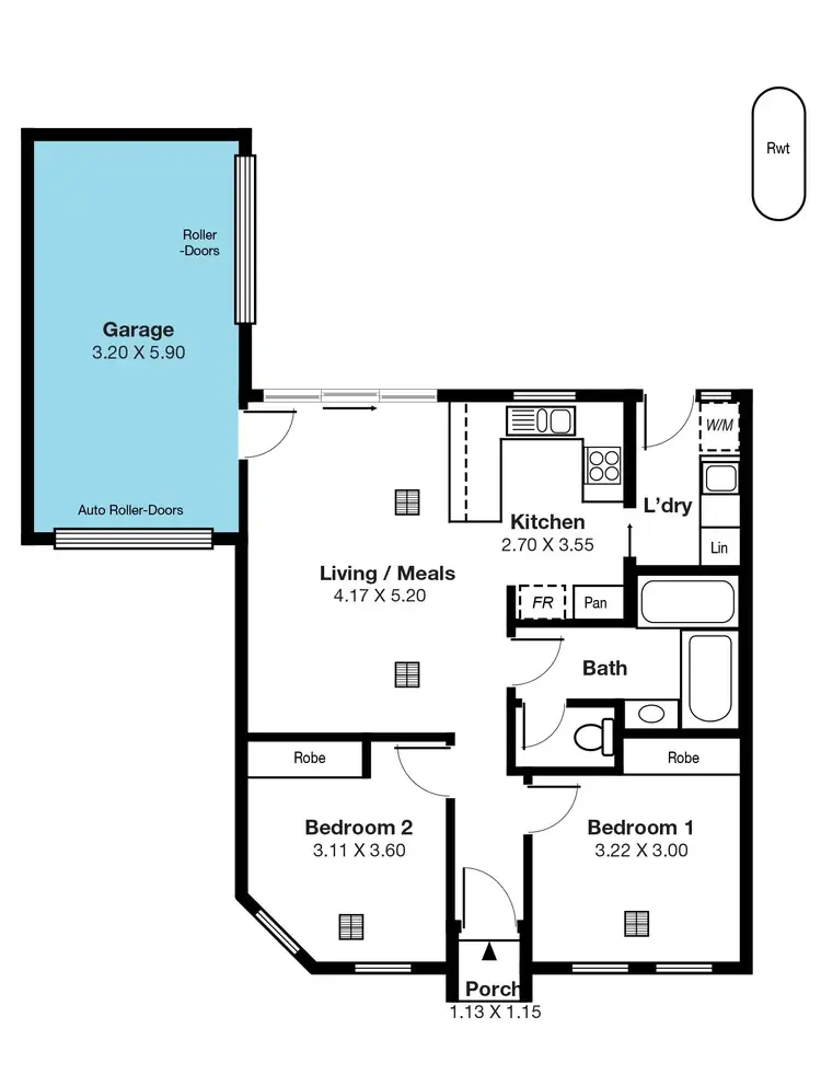 Floorplan of Homely house listing, 18B De Laine Avenue, Edwardstown SA 5039