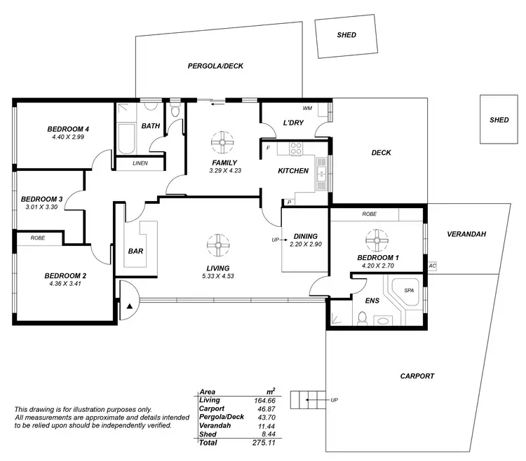 Floorplan of Homely house listing, 9 Mitchell Drive, Para Hills SA 5096