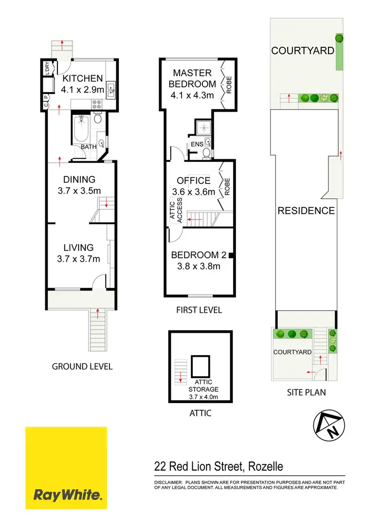 Floorplan of Homely house listing, 22 Red Lion Street, Rozelle NSW 2039