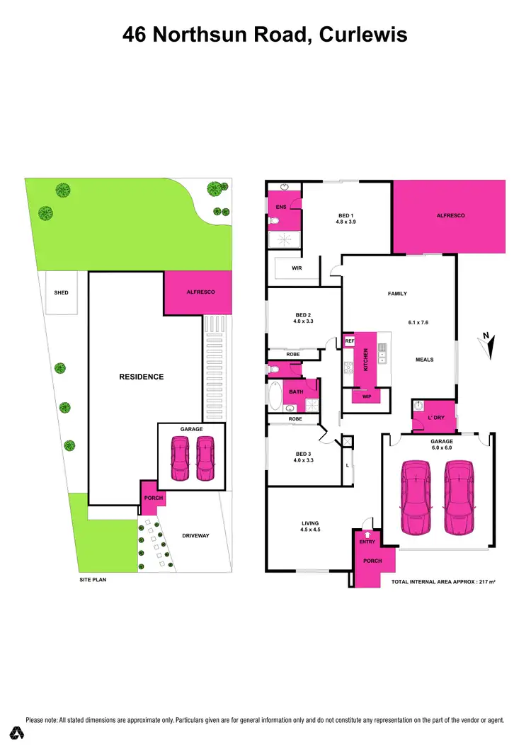 Floorplan of Homely house listing, 46 Northsun Road, Curlewis VIC 3222