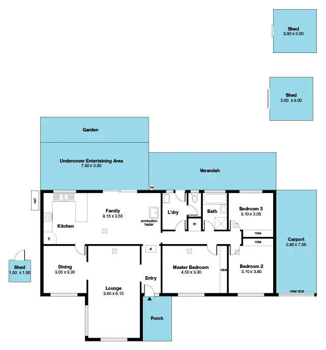 Floorplan of Homely house listing, 36 McHarg Road, Happy Valley SA 5159