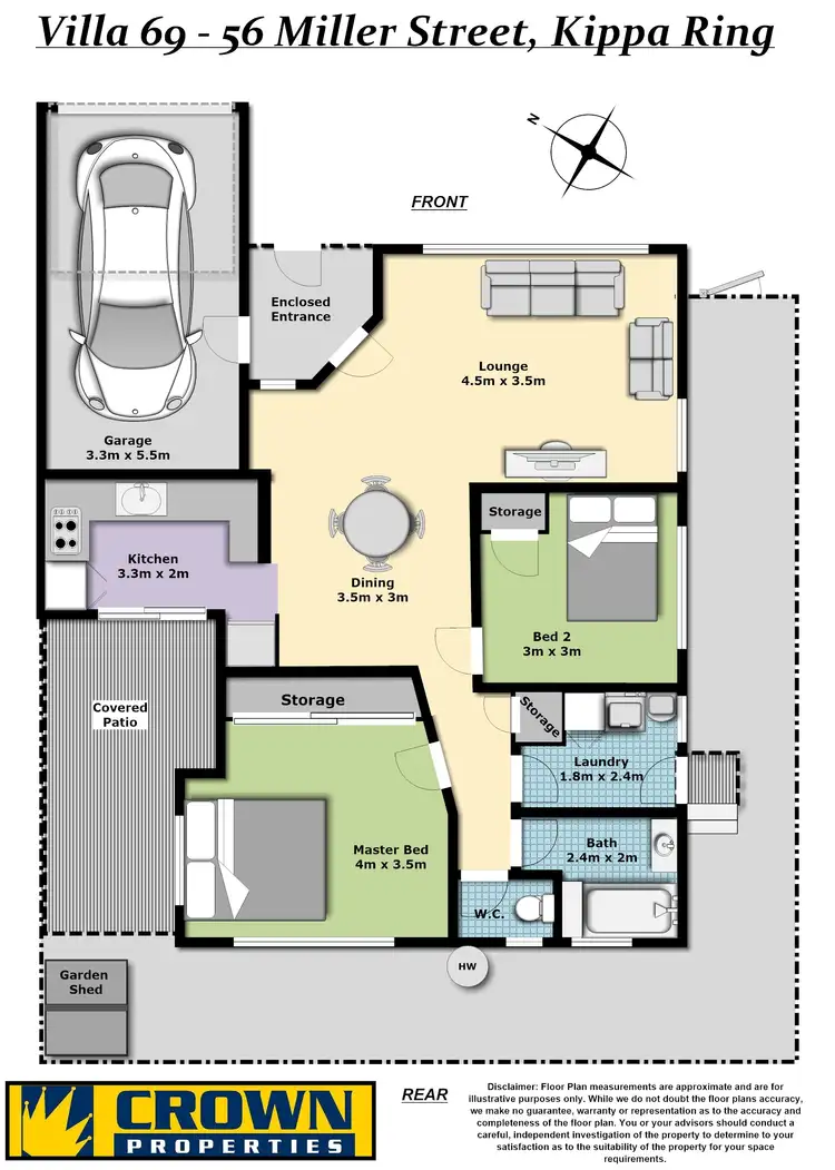 Floorplan of Homely house listing, 69/56 MILLER STREET, Kippa-ring QLD 4021