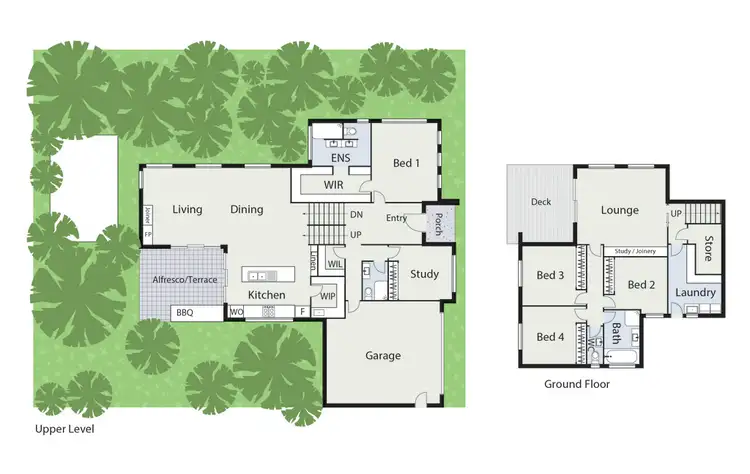 Floorplan of Homely house listing, 8 Wylly Place, Hughes ACT 2605