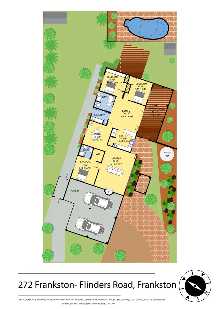 Floorplan of Homely house listing, 272 Frankston-Flinders Road, Frankston South VIC 3199