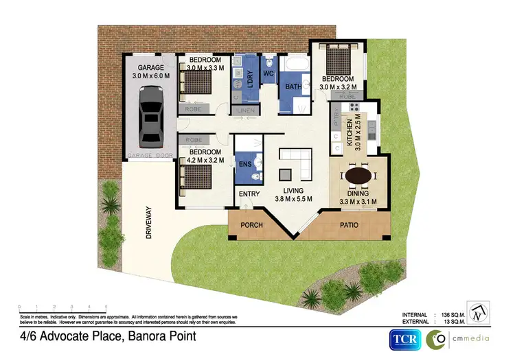 Floorplan of Homely villa listing, 4/6 ADVOCATE PLACE, Banora Point NSW 2486