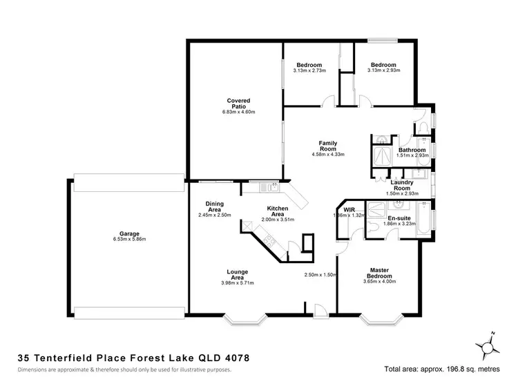Floorplan of Homely house listing, 35 Tenterfield Place, Forest Lake QLD 4078