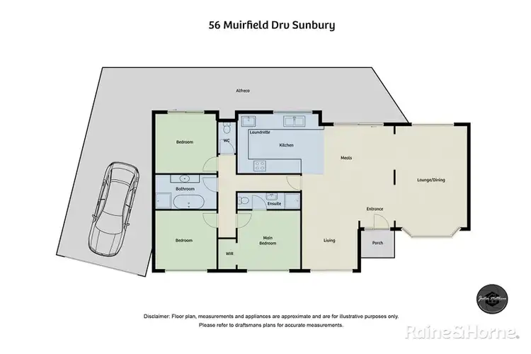 Floorplan of Homely house listing, 56 Muirfield Drive, Sunbury VIC 3429