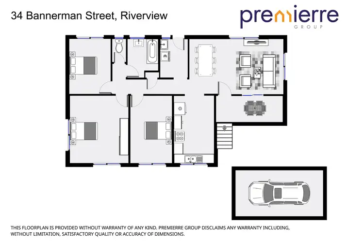 Floorplan of Homely house listing, 34 Bannerman Street, Riverview QLD 4303