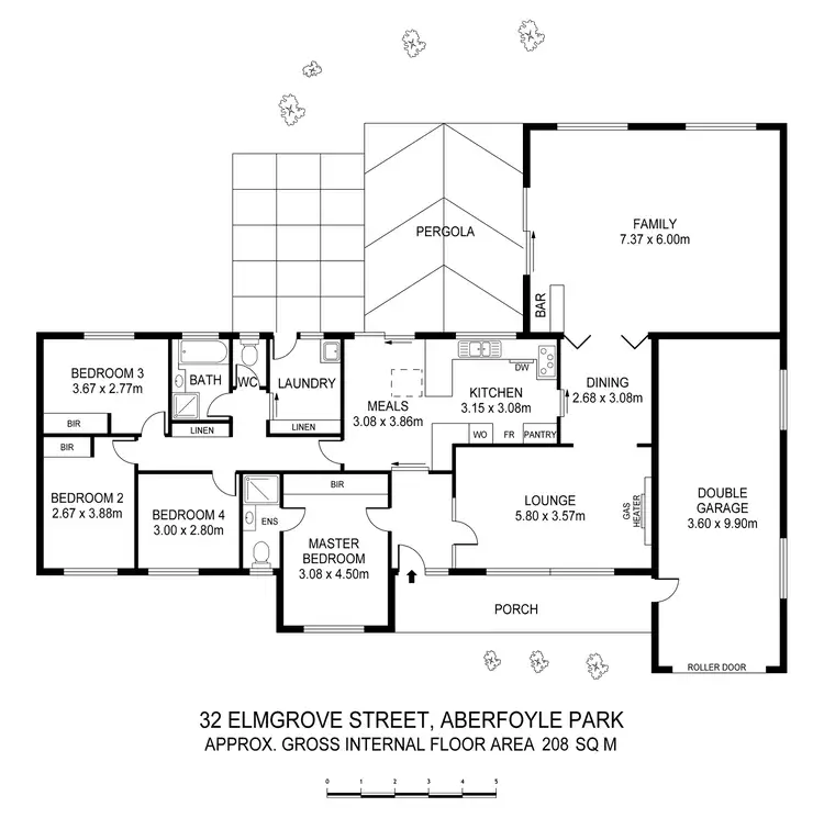 Floorplan of Homely house listing, 32 Elmgrove Street, Aberfoyle Park SA 5159