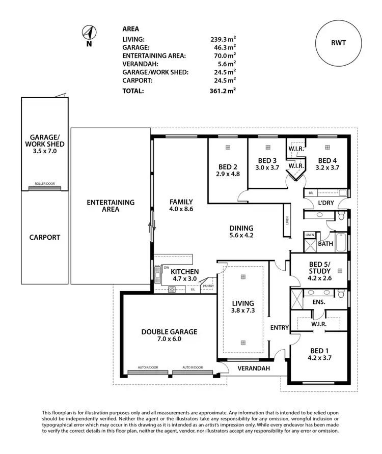 Floorplan of Homely house listing, 10 Wick Way, Strathalbyn SA 5255