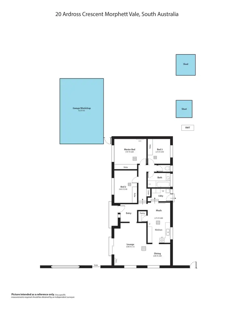 Floorplan of Homely house listing, 20 Ardross Crescent, Morphett Vale SA 5162