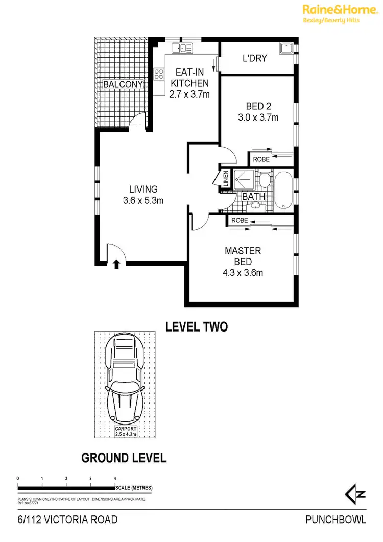 Floorplan of Homely unit listing, 6/112 Victoria Road, Punchbowl NSW 2196