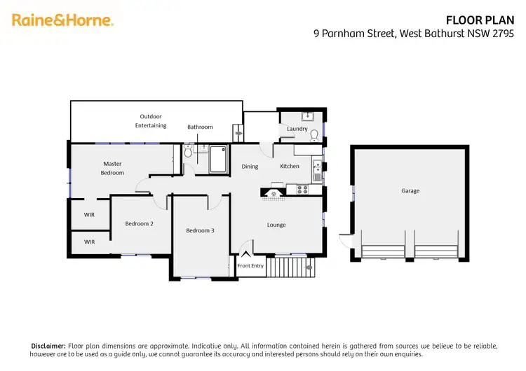 Floorplan of Homely house listing, 9 Parnham Street, West Bathurst NSW 2795