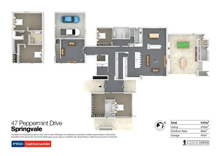 Floorplan of Homely house listing, 47 Peppermint Drive, Springvale NSW 2650