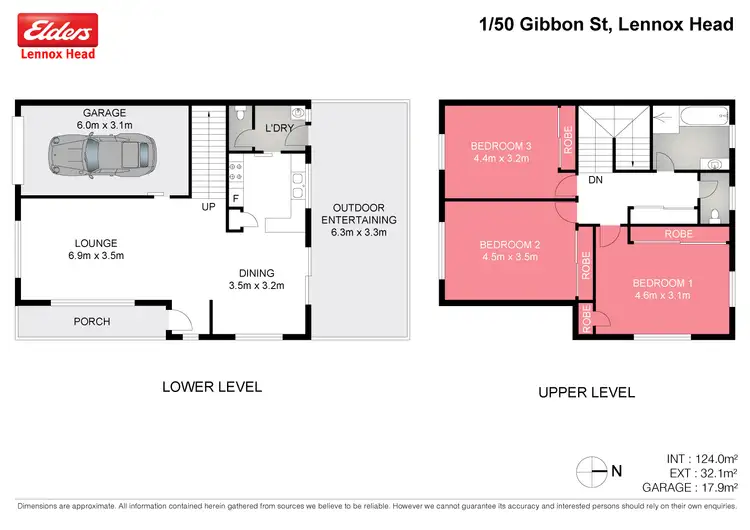 Floorplan of Homely townhouse listing, 1/50 Gibbon Street, Lennox Head NSW 2478