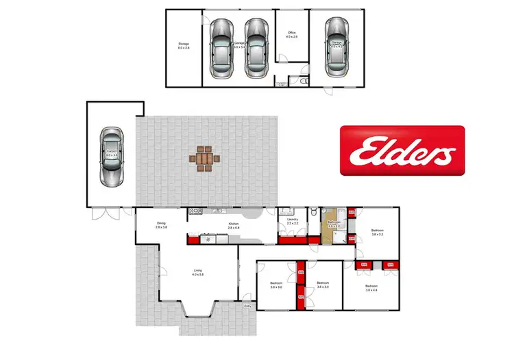 Floorplan of Homely house listing, 10 DONOGHUES ROAD, Yarram VIC 3971