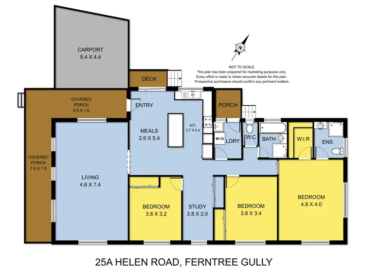 Floorplan of Homely unit listing, 25A Helen Road, Ferntree Gully VIC 3156