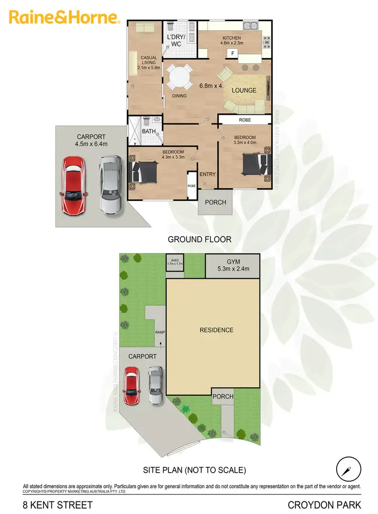 Floorplan of Homely house listing, 8 Kent Avenue, Croydon Park NSW 2133