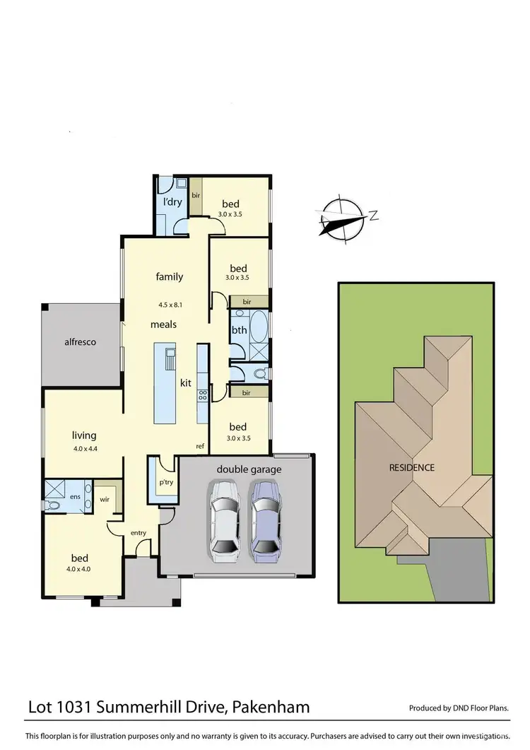 Floorplan of Homely house listing, 31 (Lot 1031) Summerhill Drive, Pakenham VIC 3810