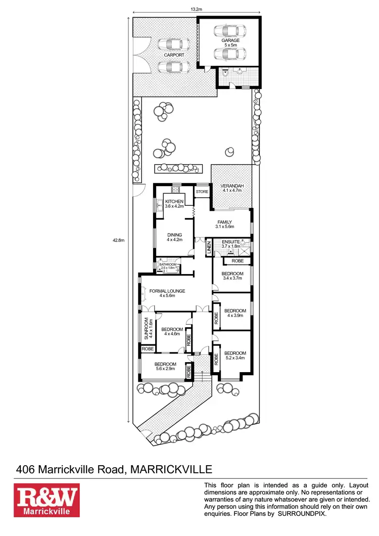 Floorplan of Homely house listing, 406 Marrickville Road, Marrickville NSW 2204
