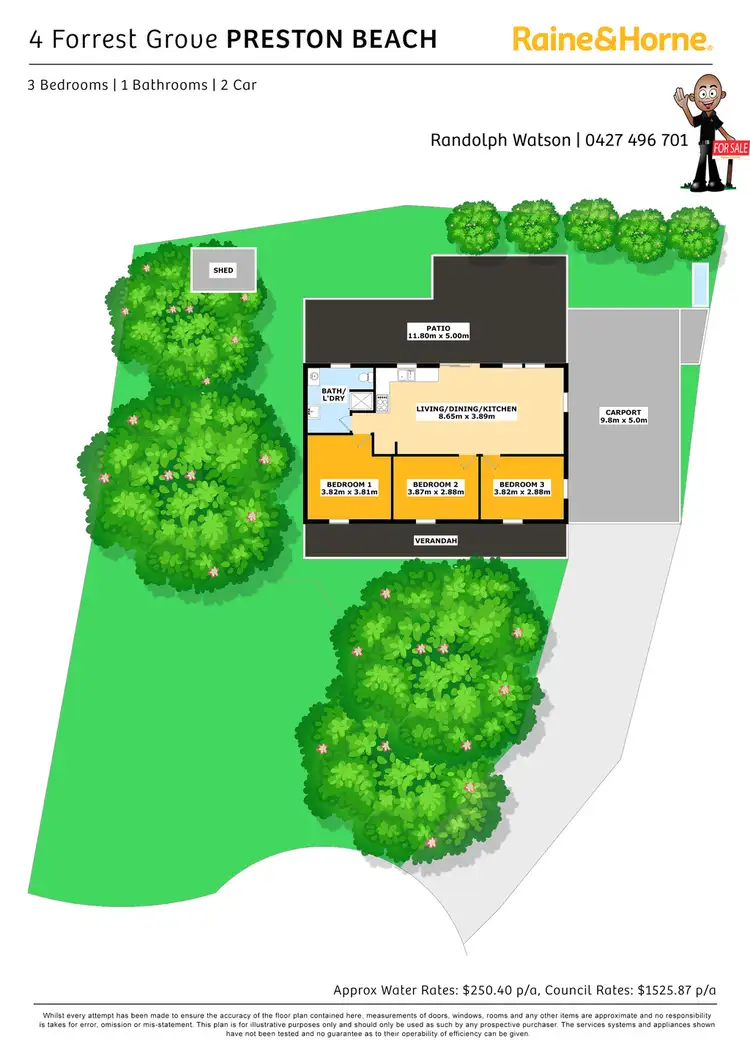 Floorplan of Homely house listing, 4 FORREST GROVE, Preston Beach WA 6215