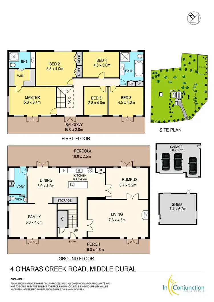 Floorplan of Homely rural property listing, 4 O'Haras Creek Road, Middle Dural NSW 2158