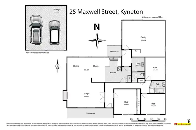 Floorplan of Homely house listing, 25 Maxwell Street, Kyneton VIC 3444