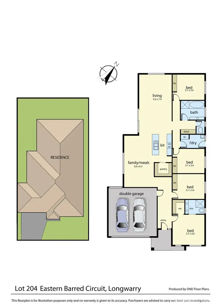 Floorplan of Homely house listing, 14 (Lot 204) Eastern Barred Circuit, Longwarry VIC 3816