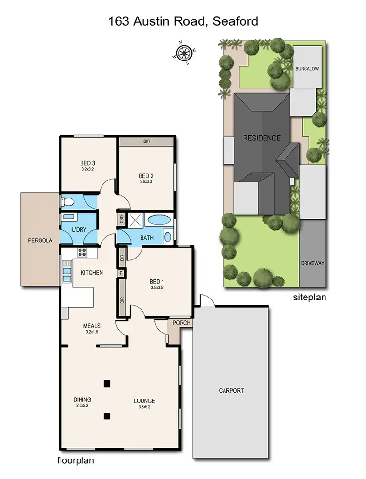 Floorplan of Homely house listing, 163 Austin Road, Seaford VIC 3198