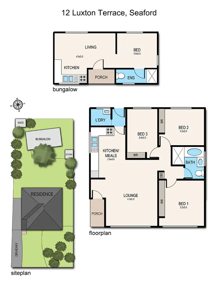 Floorplan of Homely house listing, 12 Luxton Terrace, Seaford VIC 3198
