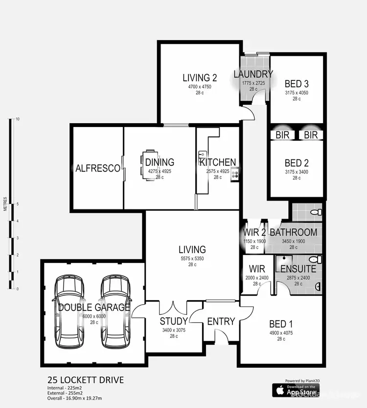 Floorplan of Homely house listing, 25 Lockett Drive, Warrnambool VIC 3280