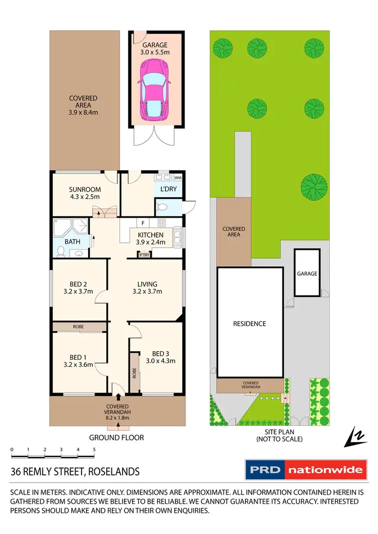 Floorplan of Homely house listing, 36 Remly Street, Roselands NSW 2196