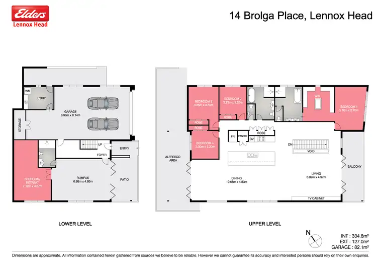 Floorplan of Homely house listing, 14 Brolga Place, Lennox Head NSW 2478
