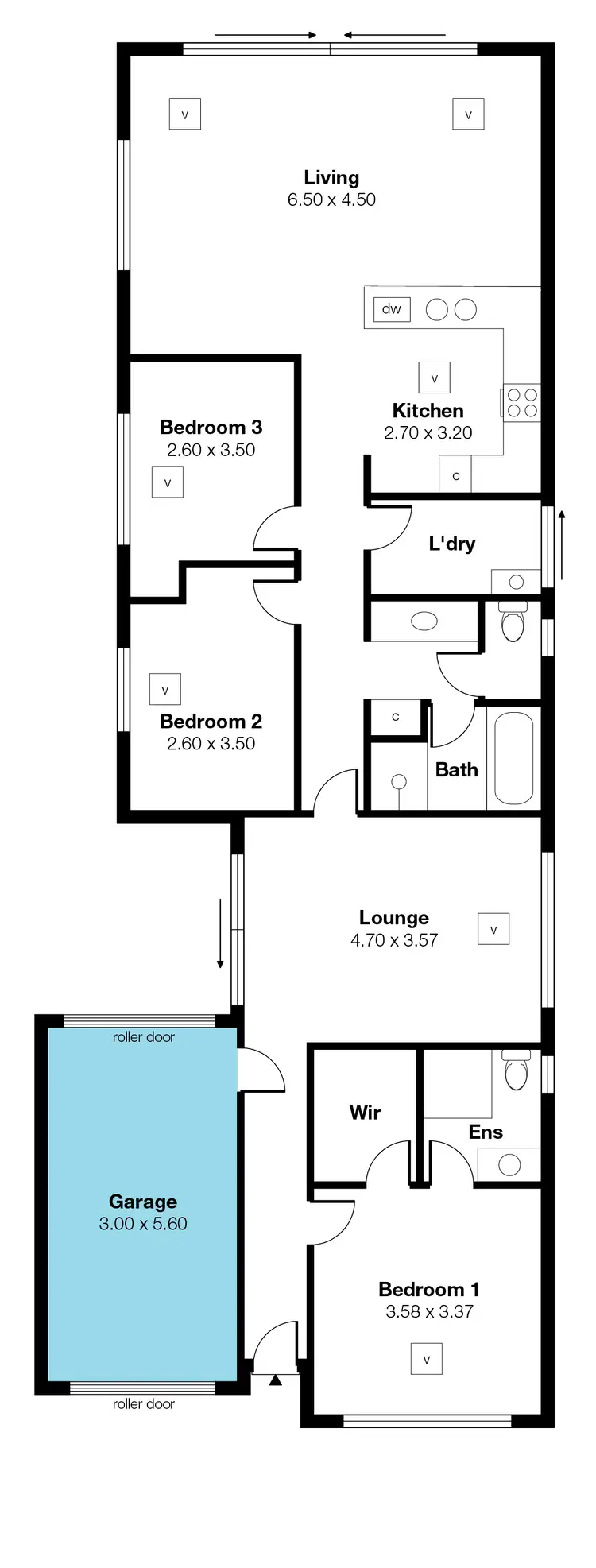 Floorplan of Homely house listing, 14A Harbourview Road, Hackham West SA 5163