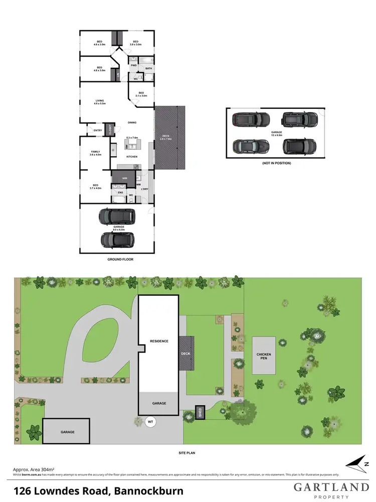 Floorplan of Homely house listing, 126 Lowndes Road, Bannockburn VIC 3331