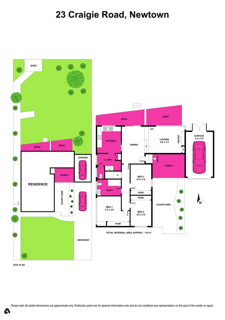 Floorplan of Homely house listing, 23 Craigie Road, Newtown VIC 3220