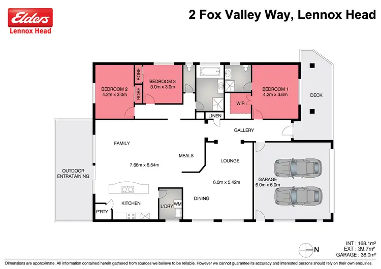 Floorplan of Homely house listing, 2 Fox Valley Way, Lennox Head NSW 2478