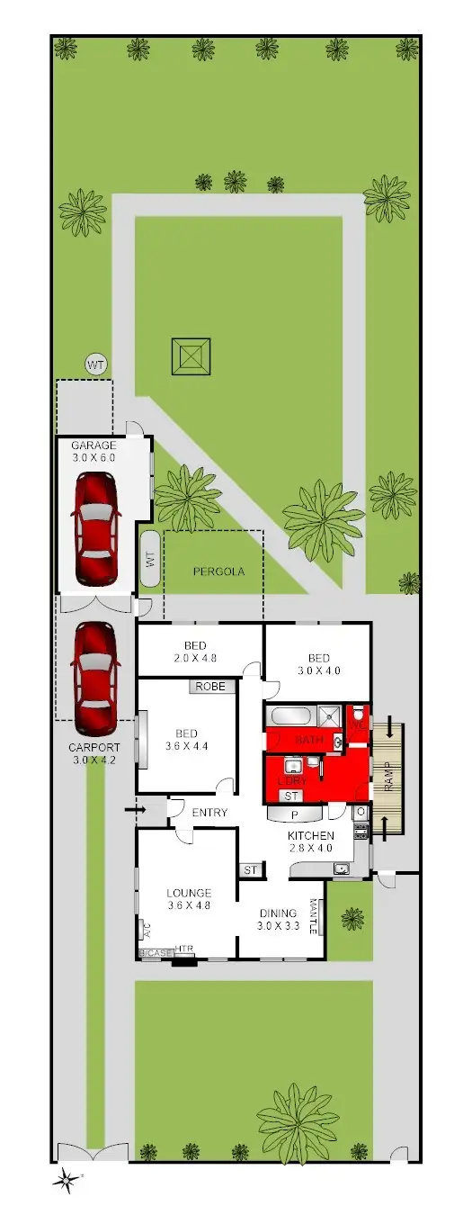 Floorplan of Homely house listing, 14 Cambridge Street, Belmont VIC 3216