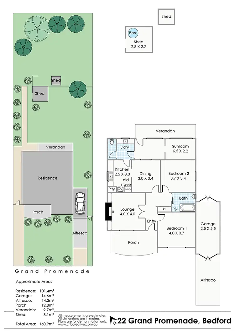 Floorplan of Homely house listing, 22 Grand Promenade, Bayswater WA 6053