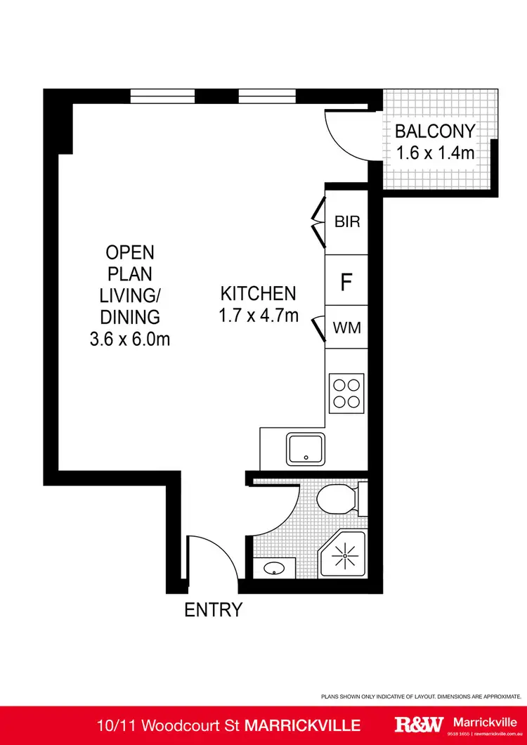 Floorplan of Homely unit listing, 10/11 Woodcourt Street, Marrickville NSW 2204