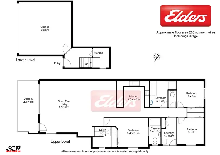 Floorplan of Homely semi-detached listing, 580B Beach Road, Denhams Beach NSW 2536