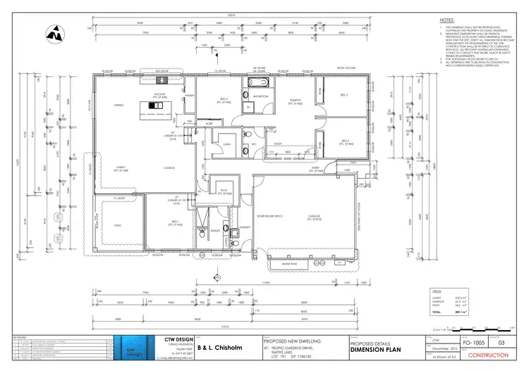 Floorplan of Homely house listing, 18 Tropic Gardens, Smiths Lake NSW 2428