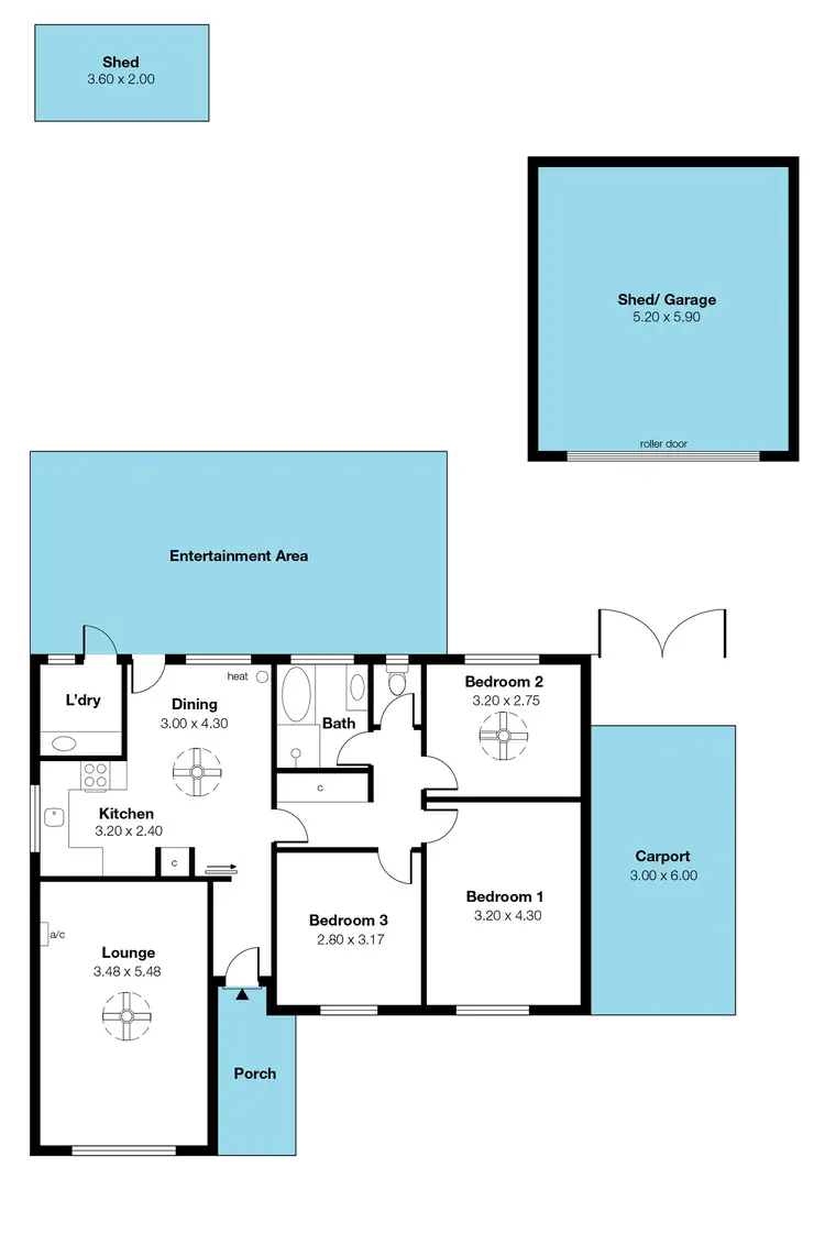 Floorplan of Homely house listing, 23 Meadow Way, Hackham West SA 5163